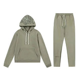 GETADME 유니섹스 의류 하라주쿠 스트리트웨어 바지 여성 남성 오버사이즈 레터 프린트 레트로 블랙 후드 여성 남성 조거 투피스 세트