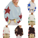 GETADME Wear Your Style Women's Oversized T Shirt Featuring a Fun Retro Star Design; Ideal For Relaxed Days And Stylish Occasions
