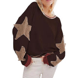 GETADME Wear Your Style Women's Oversized T Shirt Featuring a Fun Retro Star Design; Ideal For Relaxed Days And Stylish Occasions