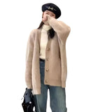 Gilet court en maille blanche GETADME pour femme, style vintage vintage, collection printemps-automne 2024, pull maxi blanc, manteau/veste d'extérieur, style années 2000