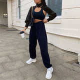 GETADME Women Lantern Long Sleeve Sweater Sexy Hollow Out Turtleneck Solid Color Crop Top Ribbed Knit Loose Shrug Cover Up