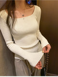 GETADME Women Sweater Womens Winter Sweaters Pullover Traf Female Knitting Overszie Long Sleeve Loose Knitted Outerwear ropa de mujer