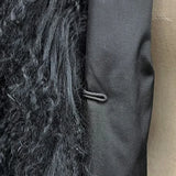 GETADME Women's Natural Mongolian Fur Coats Lady Luxury Winter Jackets Long Thick Warm Fluffy Outerwear S5456