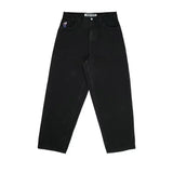 GETADME Y2K Harajuku Polar Big Boy Jeans Pants Hip Hop Cartoon Embroidery Retro Blue Baggy Jeans Mens Womens High Waist Wide Leg Trouser