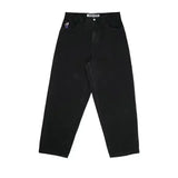 GETADME Y2K Harajuku Polar Big Boy Jeans Pants Hip Hop Cartoon Embroidery Retro Blue Baggy Jeans Mens Womens High Waist Wide Leg Trouser