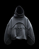 GETADME Y2K Hoodie Harajuku Foam printing Splicing Design high quality Oversized sweatshirt Hip Hop vintage Men women fashion streetwear