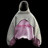 GETADME Y2K Hoodie Harajuku Foam printing Splicing Design high quality Oversized sweatshirt Hip Hop vintage Men women fashion streetwear