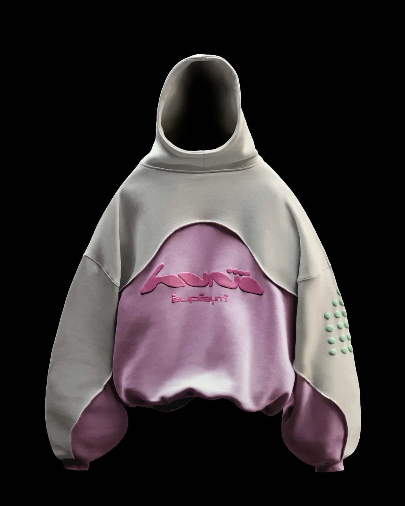 GETADME Y2K Hoodie Harajuku Foam printing Splicing Design high quality Oversized sweatshirt Hip Hop vintage Men women fashion streetwear