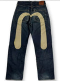 GETADME Y2K New Best-Selling Jeans Retro Personalized Print Jeans Women’s Punk Hip Hop Gothic Loose Straight Denims Couple Street wear