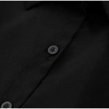 GETADME-Sexy Slim Flared Sleeve Women's Shirt Solid Lapel Single-breasted Back Bandage Tunic Female Blouses Spring Trend New Lady