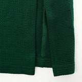 Getadme 여성 드레스 가을 신상품 패션 스트리트웨어 긴팔 O넥 스플릿 드레스 솔리드 섹시 캐주얼 슬림 클럽 파티 의류 드레스