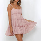 여성용 플로럴 스파게티 스트랩 여름 캐주얼 드레스 보헤미안 스타일 비치 드레스 패션 섹시 데일리 웨어 숏 스커트 로파 드 무헤르 