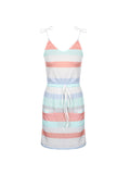 GETADME-Sleeveless Dress for Women Clothing 2025 Summer Vacation Pullover Beach Sundress Female Korean Fashion Slim Sexy Short Dresse M