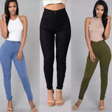 Getadme S-4XL Boyfriend Jeans Oversize Pants For Women Skinny Slim Fit Autumn Mom High Waist Stretch Straight Black Jeans Vintage