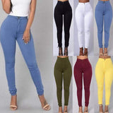Getadme S-4XL Boyfriend Jeans Oversize Pants For Women Skinny Slim Fit Autumn Mom High Waist Stretch Straight Black Jeans Vintage