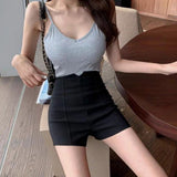 Getadme Sexy Spring Summer Fashion High Waist Slim Elastic Denim Shorts Female Sexy Short Pants  Booty Shorts