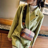 Getadme - Sac bandoulière décontracté en cuir véritable pour femme - Nouveau sac à bandoulière de luxe - Marque tendance - Sac à main