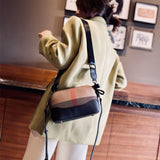 Getadme - Sac bandoulière décontracté en cuir véritable pour femme - Nouveau sac à bandoulière de luxe - Marque tendance - Sac à main