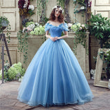 Getadme-Cinderella Quinceanera Dresses New Princess Elegant Sweet Prom Dress Sweetheart Neck Off The Shoulder Vestidos