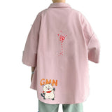 Men's Oversized Shirts White Mens Fashion Blouse Anime 5xl Oversize Half Sleeves Dress Shirt for Men Print New Clothing Casual