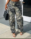 Getadme-Camouflage Cargo Pants Women Autumn Vintage Pockets Trousers Harajuku Y2k Pants Casual Hipster Streetwear Grunge