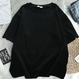 Getadme New T-Shirt Women 1898 Brooklyn York Letter Drop Shoulder Print Vintage Oversized T Shirt Simple Clothes Female Tshirt Y2K Top