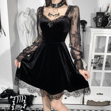 Halloween Gothic Dress Goth Lolita Y2K Mini White Black Draped Bodycon Vintage Birthday for Women Satin