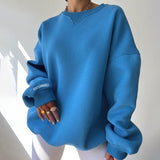 Getadme-Womens Fashion Crewneck Clothing Hip Hop Streetwear Soft Crewneck Female Hoodies  New