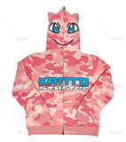 Letter embroidery American Harajuku zip hoodie Women's retro street fashion dress Gothic Y2K fashion sweatshirt Couple jacket