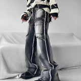 Getadme Y2K Man Streetwear Techwear Cargo Korean Harajuku Straight Casual Pants for Men Sweatpants Wide Leg Joggers Trousers Clothes ins