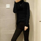 New autumn/winter cashmere sweater women's turtleneck pullover ultra-thin pile neck sweater wool knit