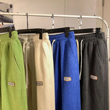 Getadme 루즈 램 울 벨벳 레깅스 가을 겨울 여성 캐주얼 스포츠 바지 두꺼운 플리스 따뜻한 스웨트 팬츠 헐렁한 조거 팬츠 