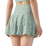 Lulu-Yoga Short Skirt for Women, Fitness Sports Clothing, High Waist, Quick Dry, Lycra cotton Sexy and Breathable with Logo