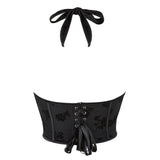 Women Summer Sexy Corset Crop Top Fashion Backless Crop Wrapped Elegant Tank Top