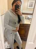 Spring/Fall 2023 Women's Brand Velvet Fabric Velour Tracksuits Suit Women Track Suit Hoodies And Pants Fat Sister Sportswear 3XL