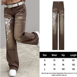 Getadme Women's Jeans Y2K Korean Fashion Overalls Women Denim Autumn Loose Wide Leg Pant Vintage Female Blue Baggy Pants Aesthetic
