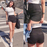 Getadme Sexy Spring Summer Fashion High Waist Slim Elastic Denim Shorts Female Sexy Short Pants  Booty Shorts