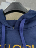 Getadme-Autumn And Winter New Arrival Of Women's Clothing Pullover Hoodie Casual Embroidery Letters Crop Top