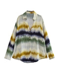 Woman 2 Piece Shirts Pants Sets 2023 Fashion Tie Dye Suit + Straight Pants Casual Two Pieces Set Summer Womens Outfits
