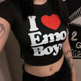 Getadme Stars Print T-shirts Fashion Casual O Neck Short Sleeve Crop Tops Y2K Summer Sexy E-girl Baby Tee Women Clothing